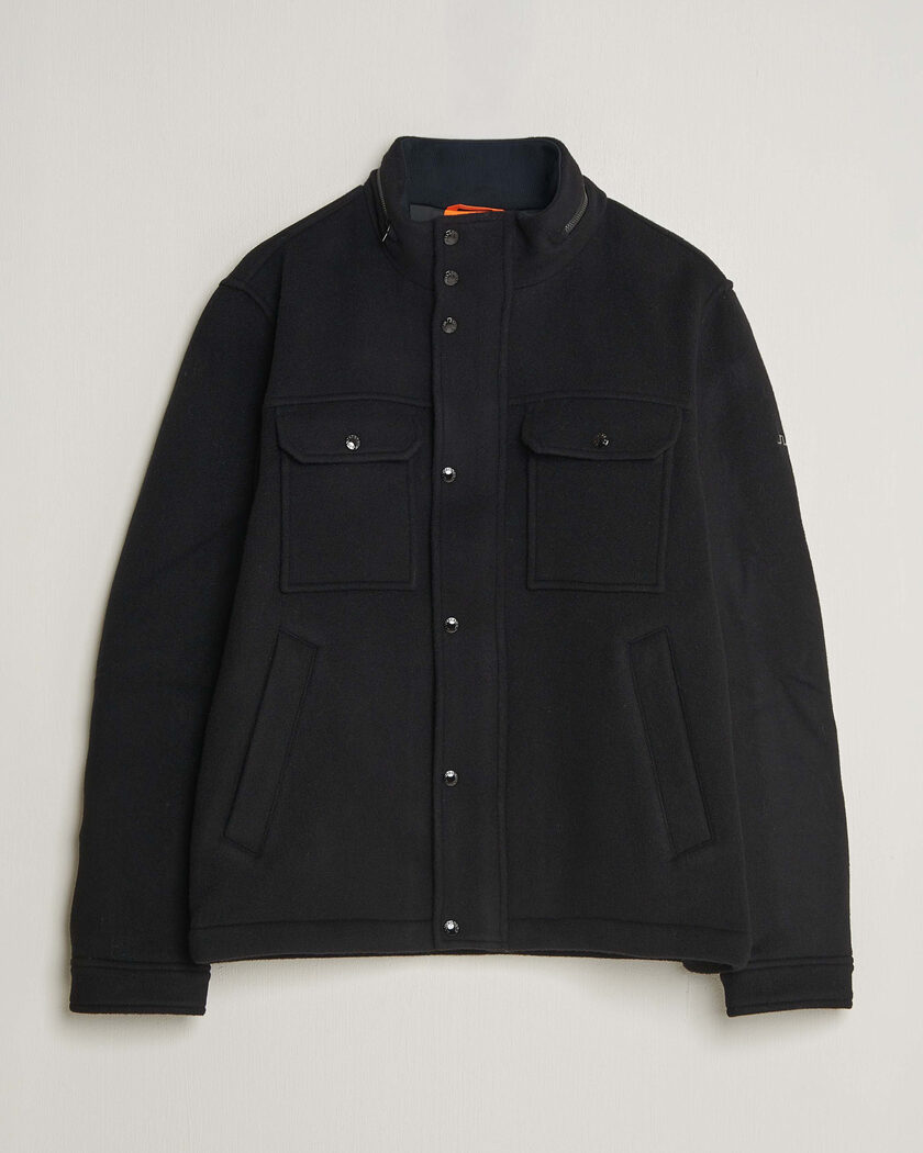 J.Lindeberg Bailey Wool Field Jacket Black – Sort
