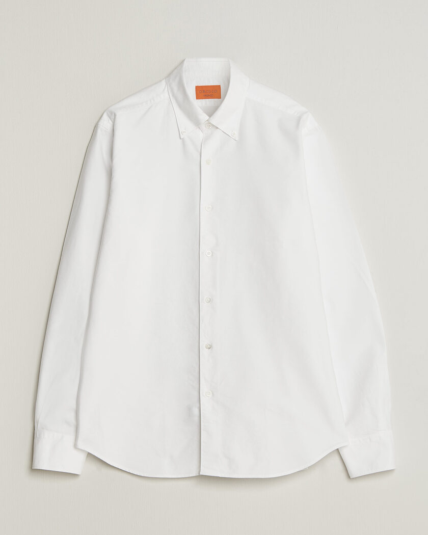 Grigio Oxford Button Down Shirt White – Hvid