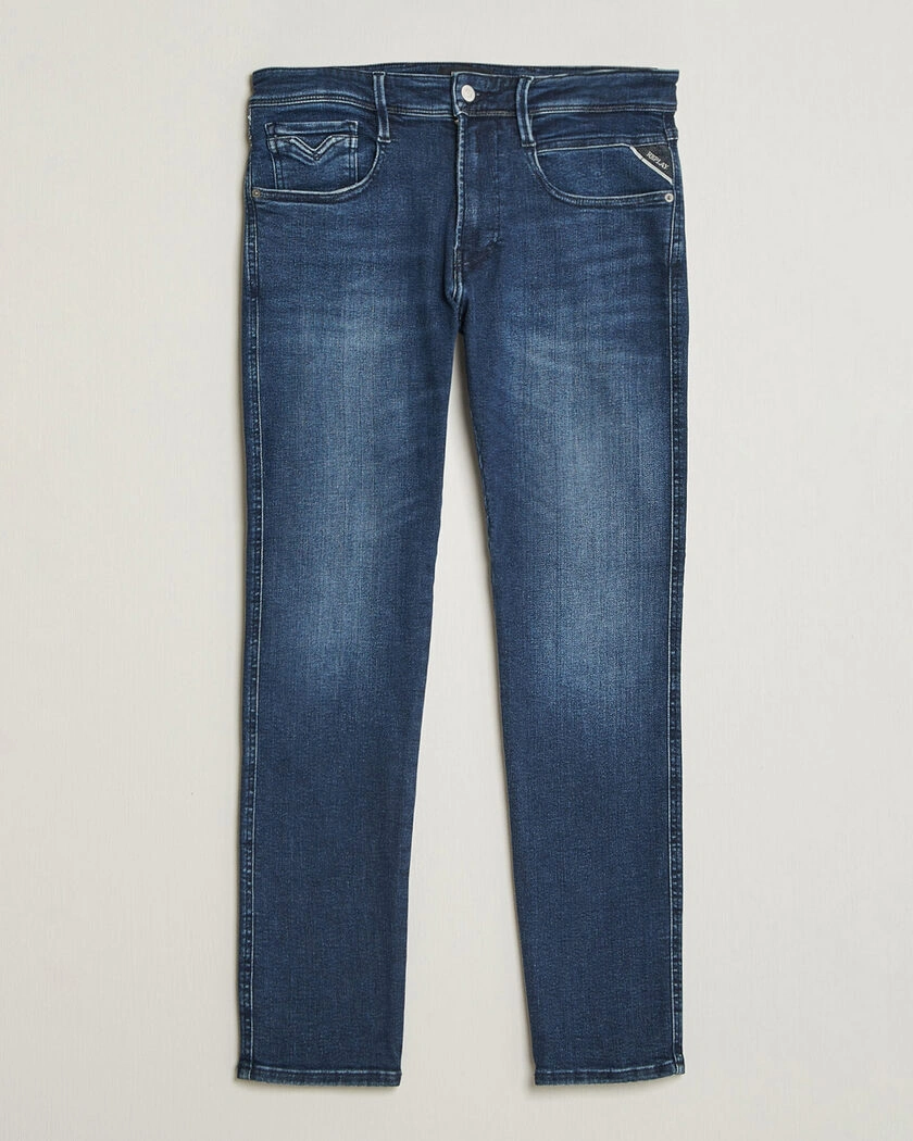  Replay Anbass Powerstretch Jeans Dark Blue – Blå