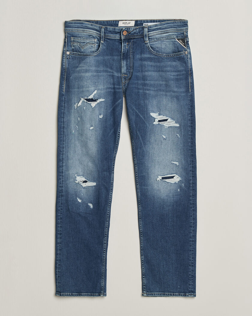 Replay Rocco Comfort Fit Super Stretch DNA Jeans Medium Blue – Blå