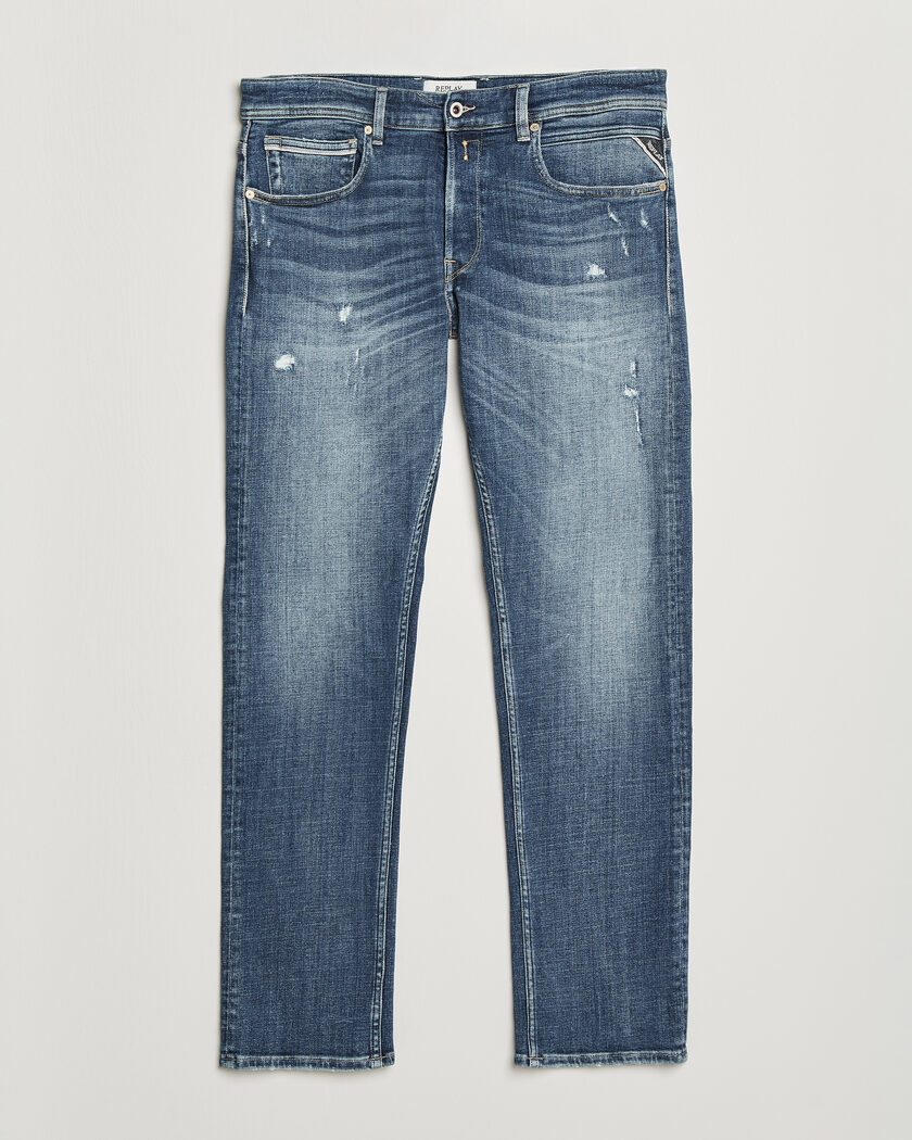 Replay Grover 10 Years Wash Jeans Light Blue – Blå