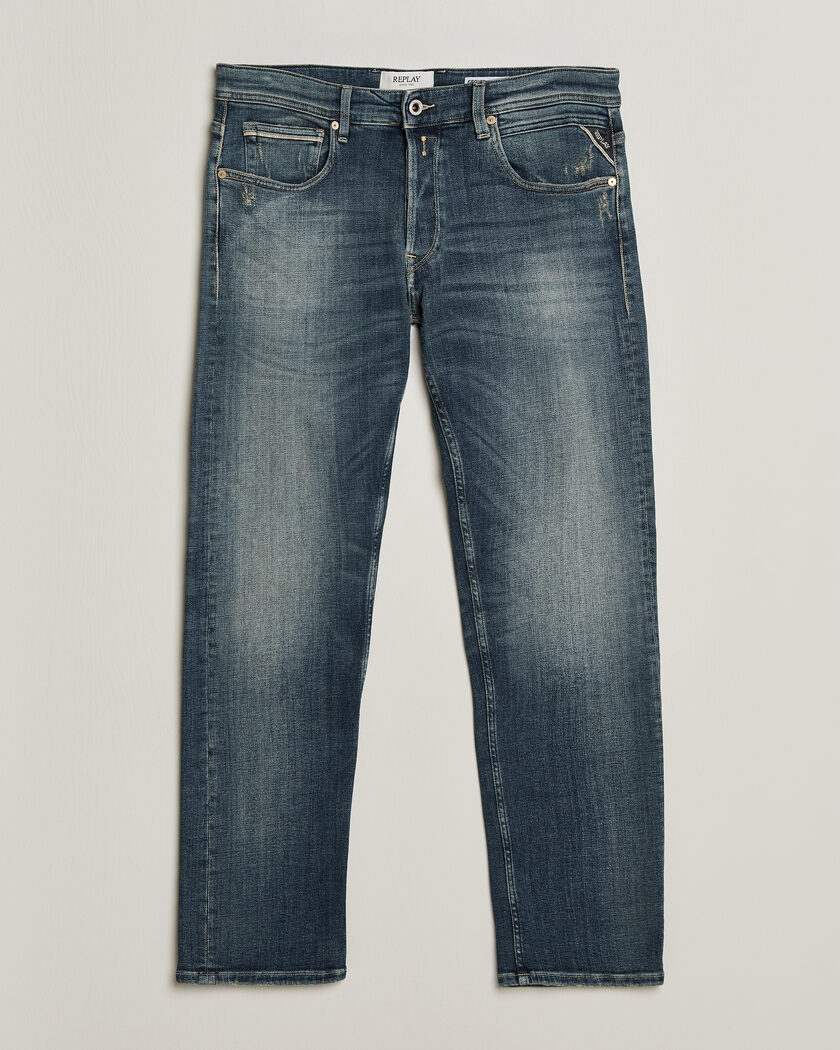 Replay Grover 5 Years Wash Jeans Medium Blue – Blå