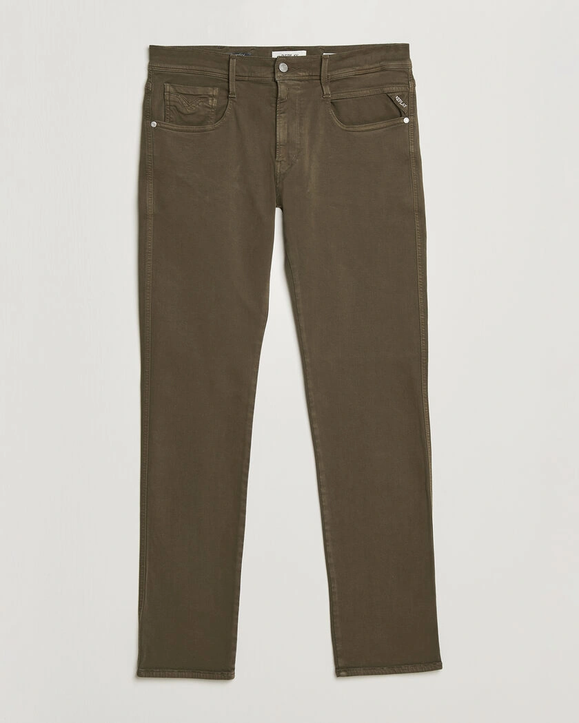 Replay Anbass Hyperflex 5-Pocket Pants Ivy Green – Grøn