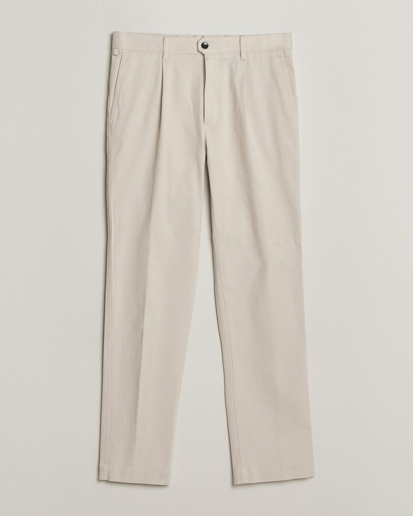 Incotex Regular Fit Cover Chinos Off White – Hvid