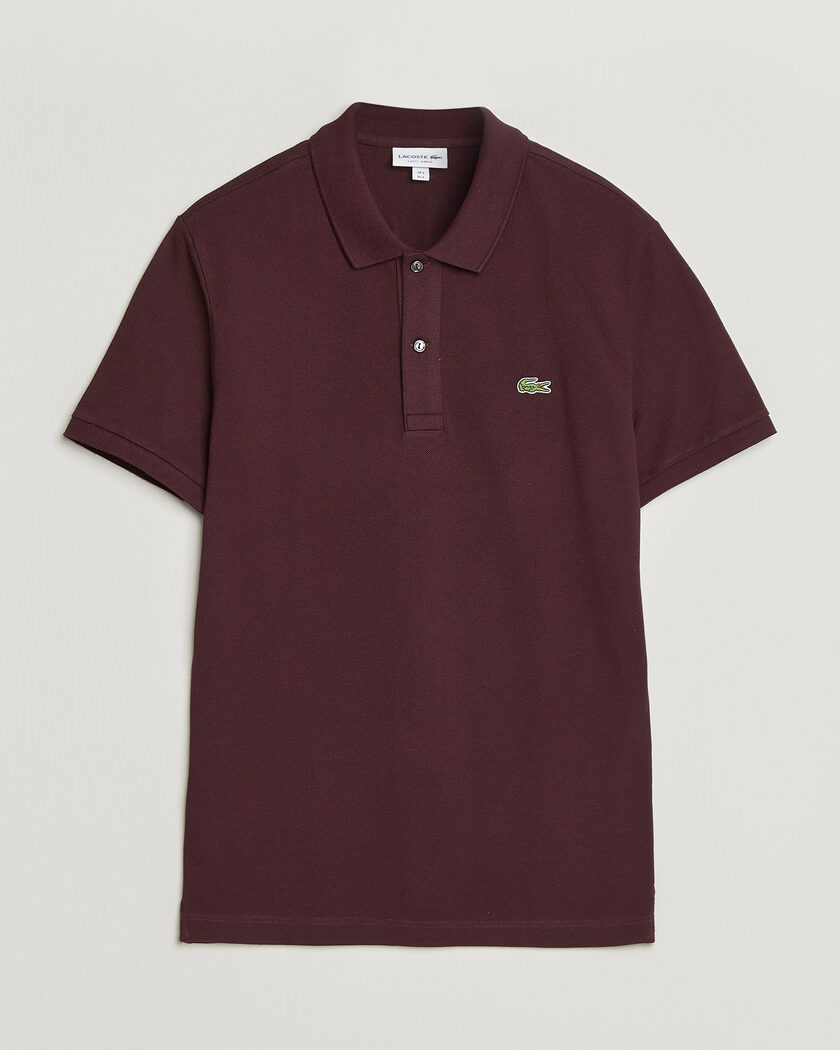 Lacoste Slim Fit Polo Piké Oxalis – Rød