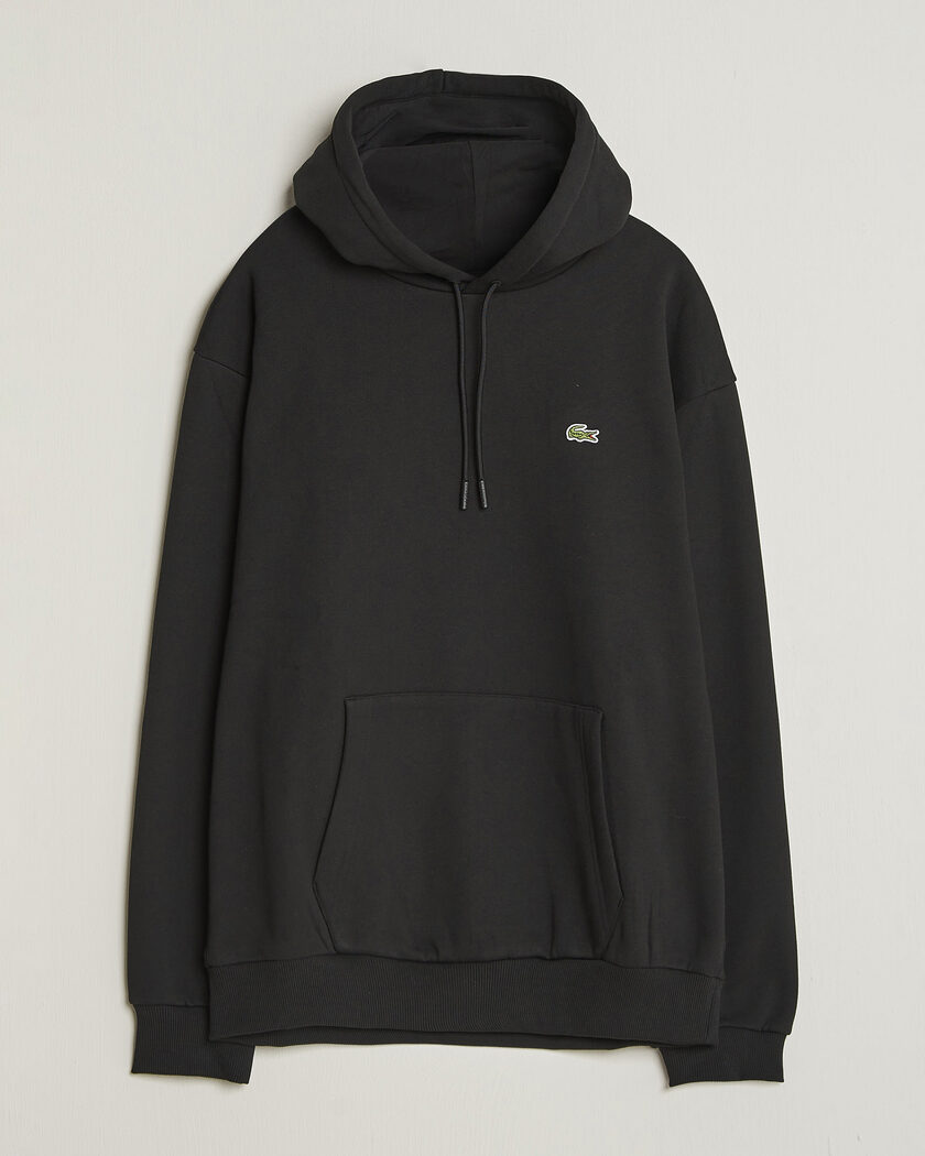 Lacoste Hoodie Black – Sort