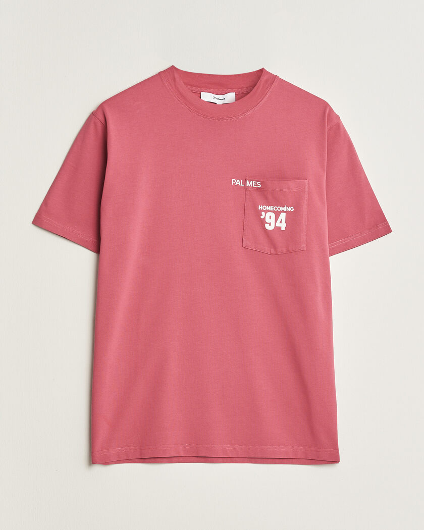 Palmes Forever Pocket T-Shirt Red – Rød