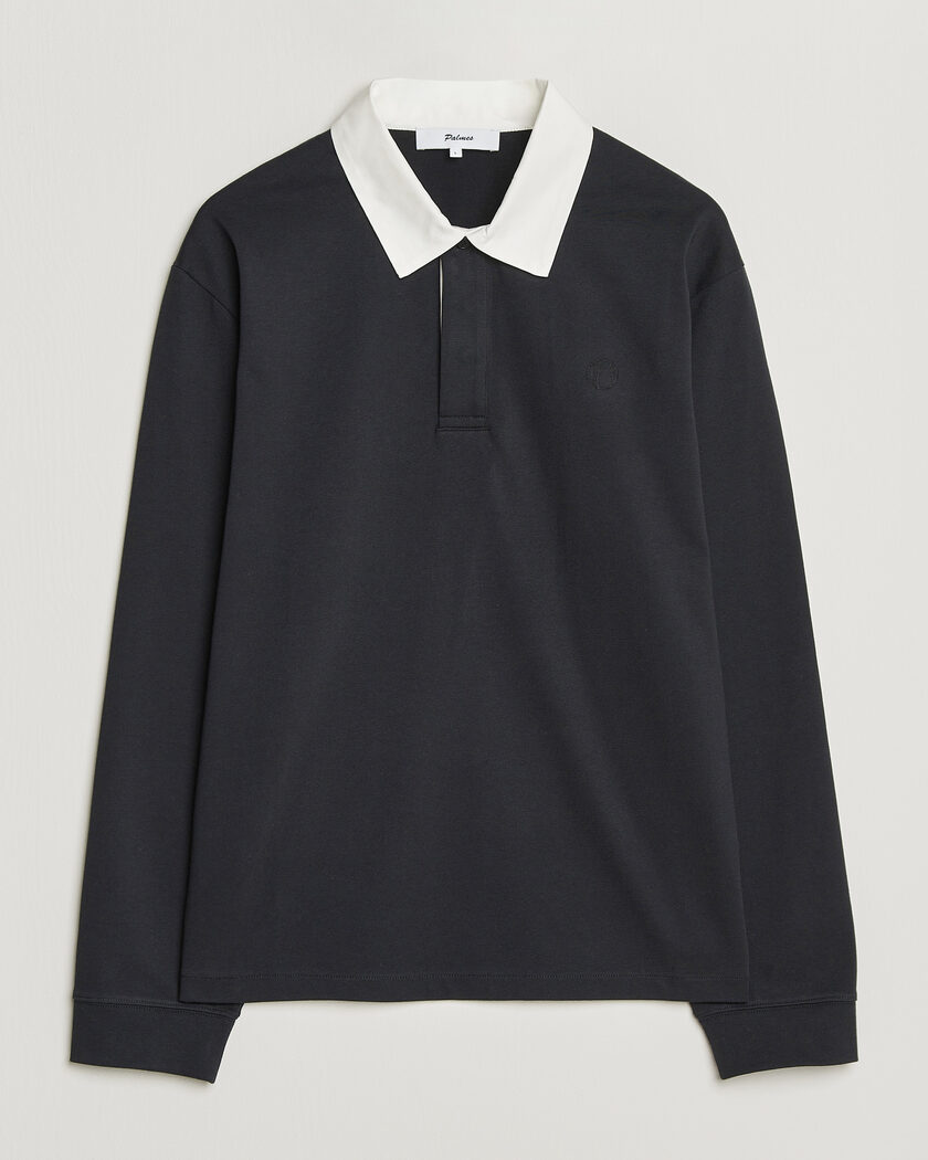 Palmes Ball Rugby Shirt Black – Sort