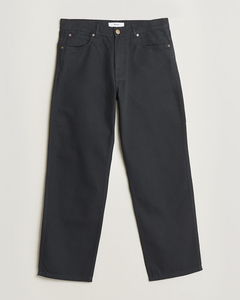Palmes Coarse Trousers Black – Sort