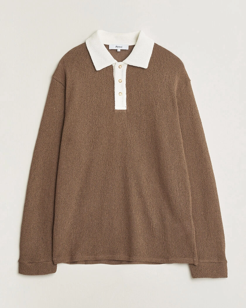 Palmes Knitted Rugby Brown – Brun