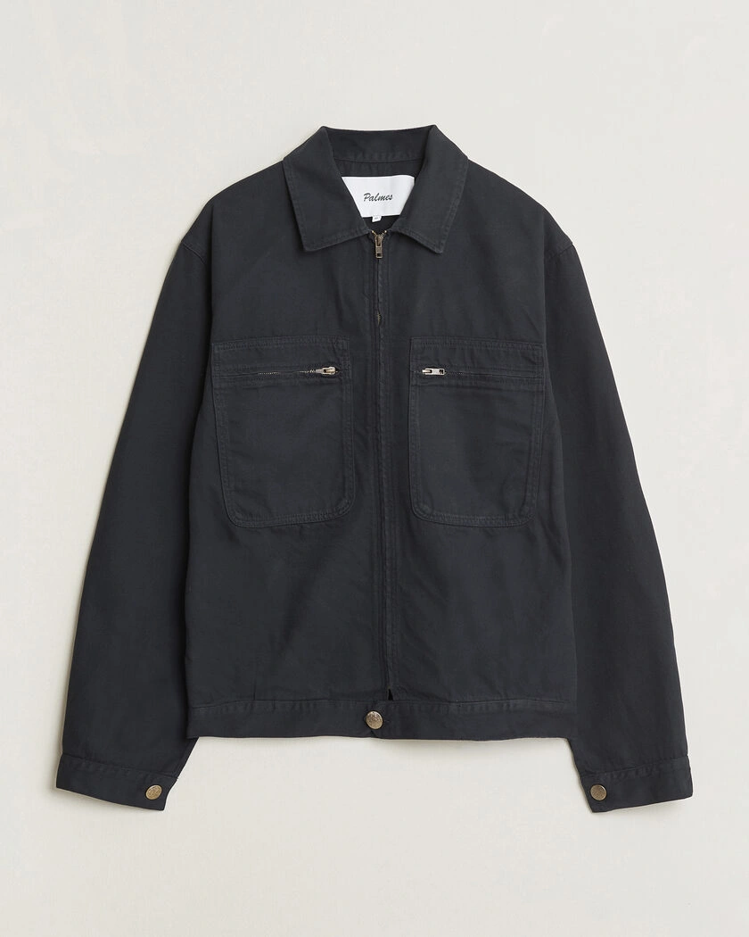 Palmes Worker Jacket Black – Sort