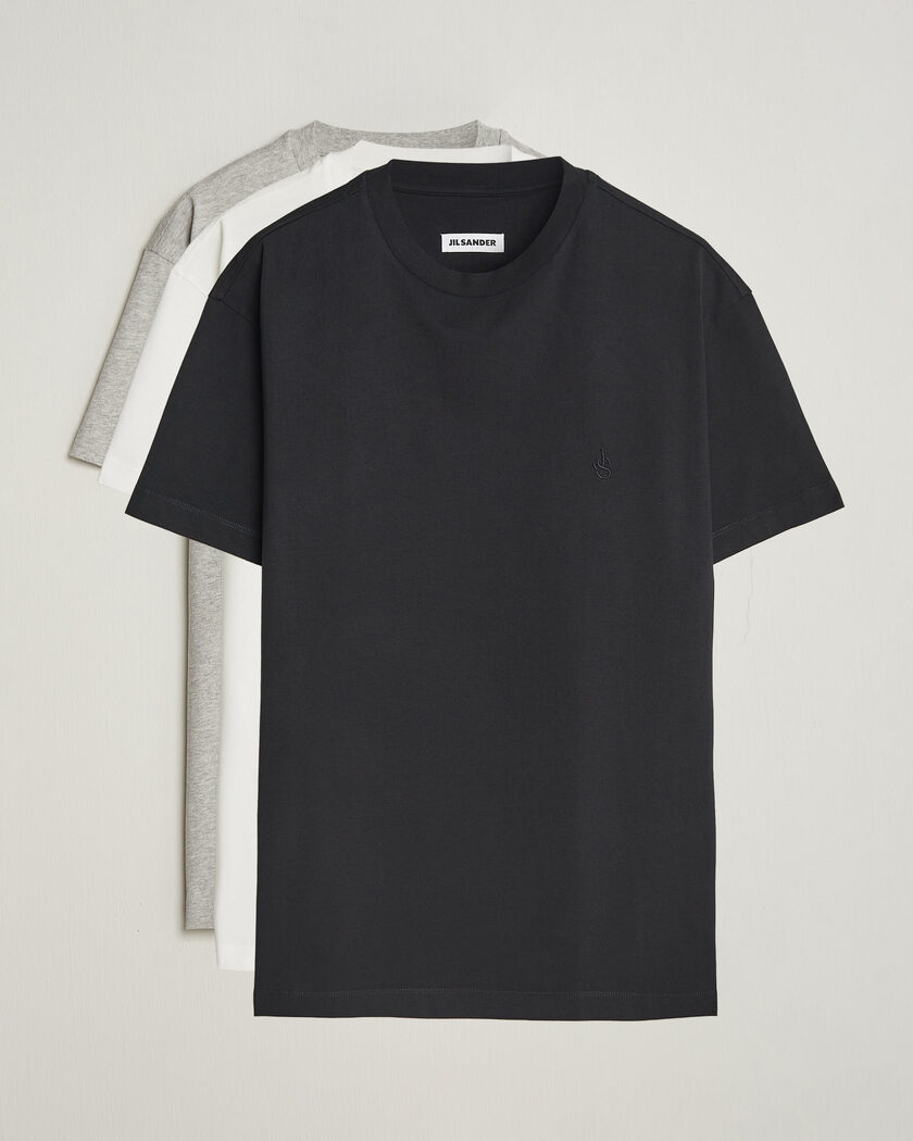Jil Sander 3-Pack T-Shirts Multi – Flerfarvet