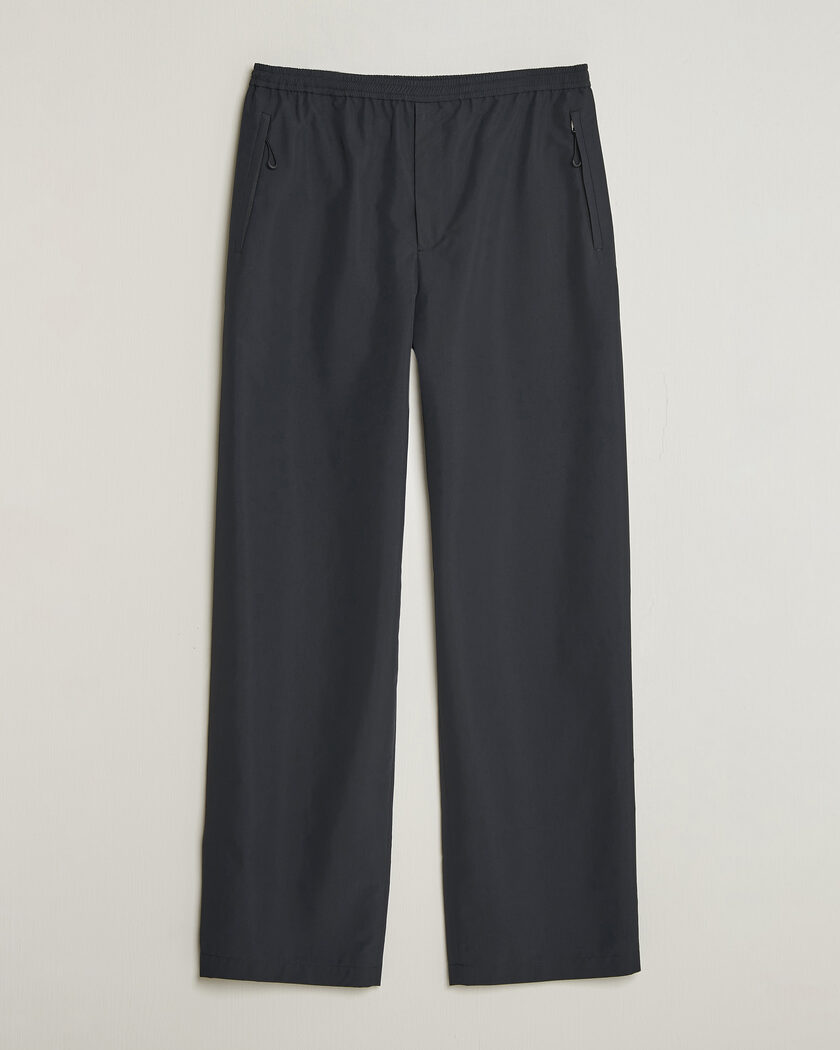 Jil Sander Drawstring Trousers Black – Sort