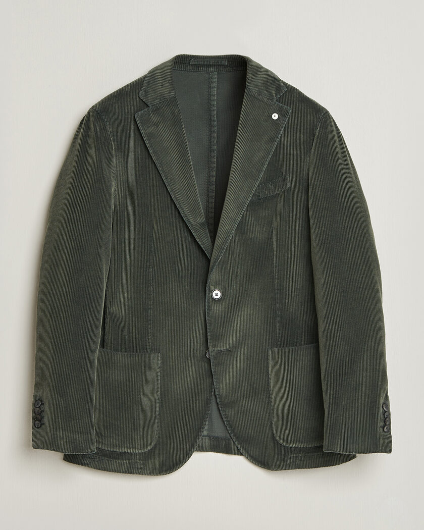 L.B.M. 1911 Jack Corduroy Blazer Soft Green – Grøn