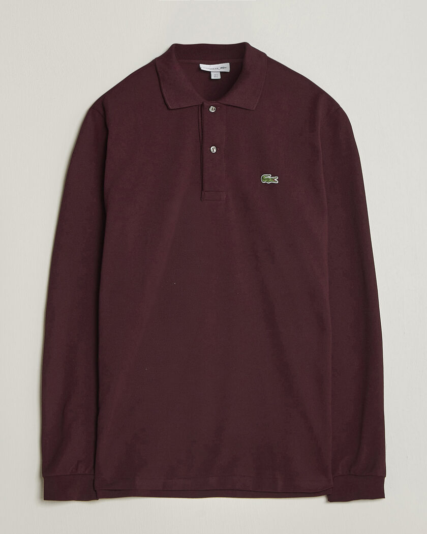 Lacoste Original Long Sleeve Polo Piké Oxalis – Brun
