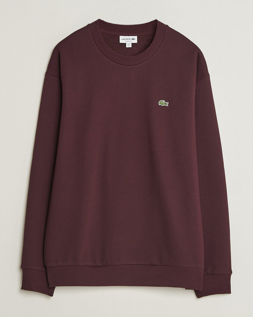 Lacoste Crew Neck Sweatshirt Oxalis – Brun