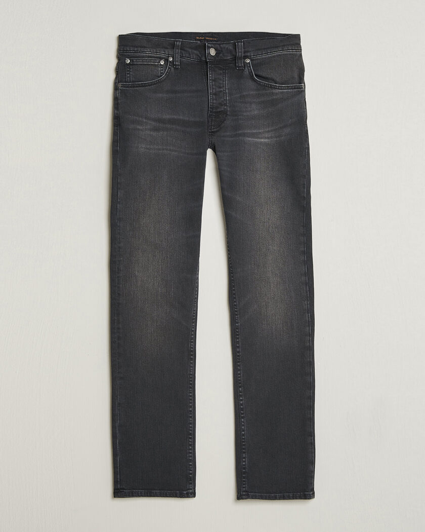 Nudie Jeans Grim Tim Jeans Black Mist – Sort