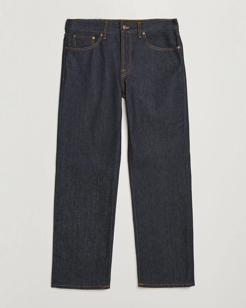 Nudie Jeans Tuff Tony Jeans Dry Ecru Waves – Blå