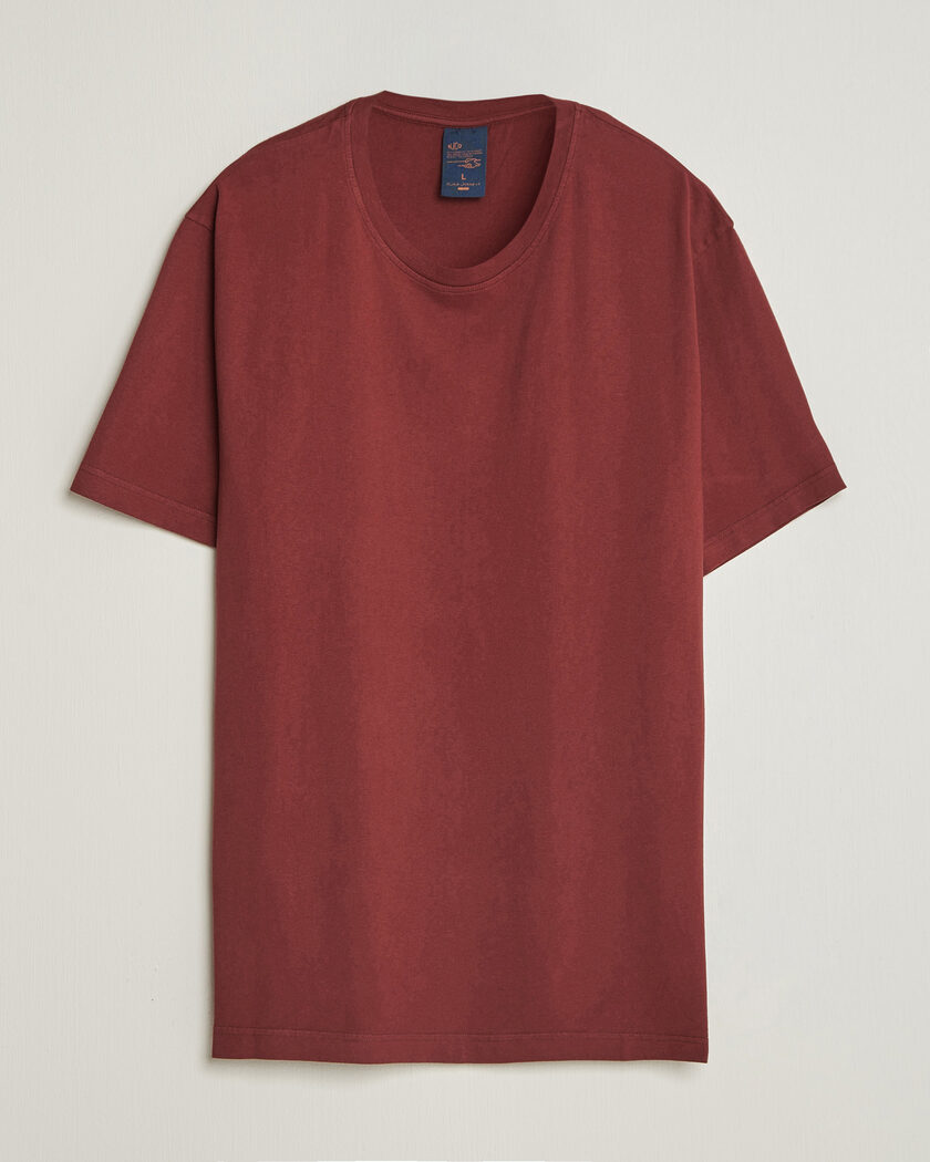 Nudie Jeans Uno Everyday Crew Neck T-Shirt Burgundy – Rød