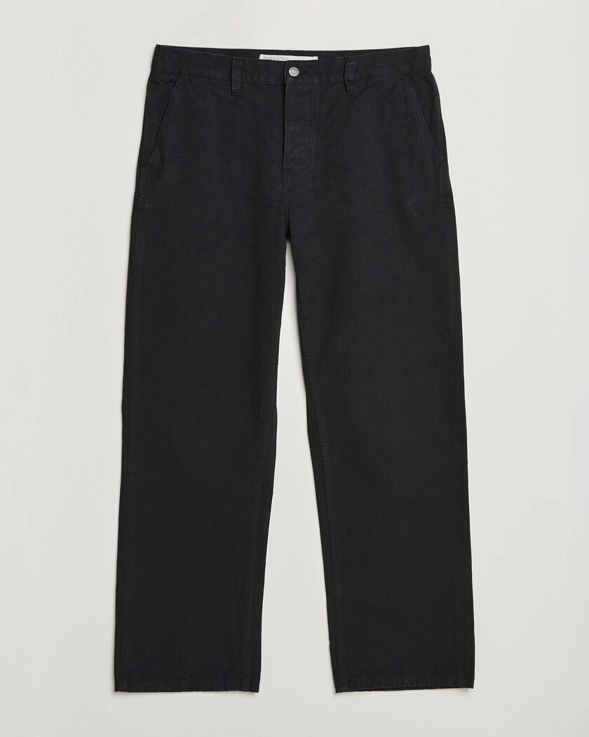 Nudie Jeans Tuff Tony Duck Canvas Pants Black – Sort