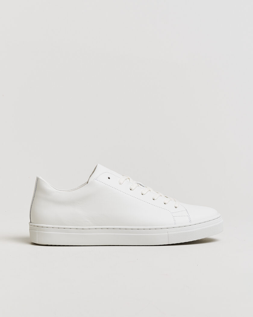 LES DEUX Signature Leather Sneaker White – Hvid