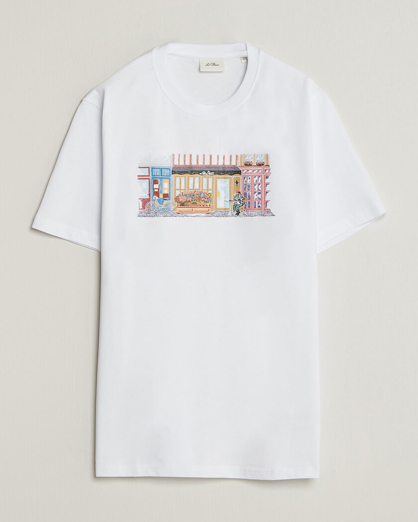 LES DEUX Market T-Shirt White – Hvid
