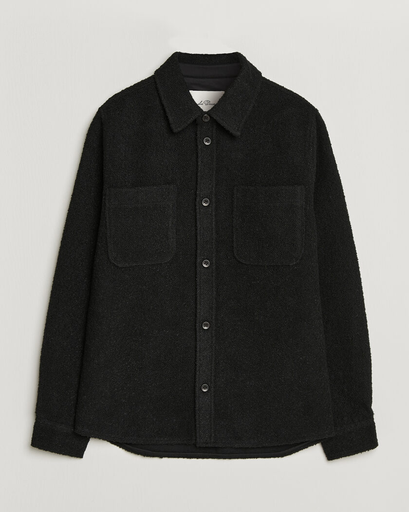 LES DEUX Boucle Overshirt Black – Sort
