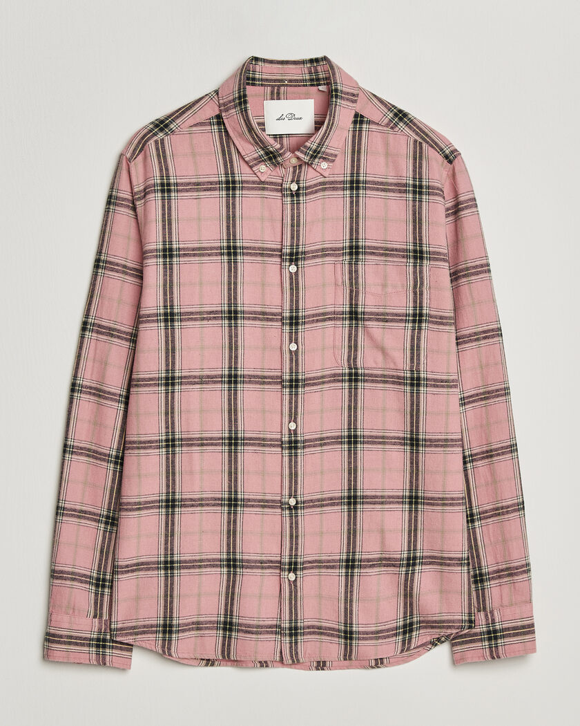 LES DEUX Vintage Check Shirt India Ink – Pink