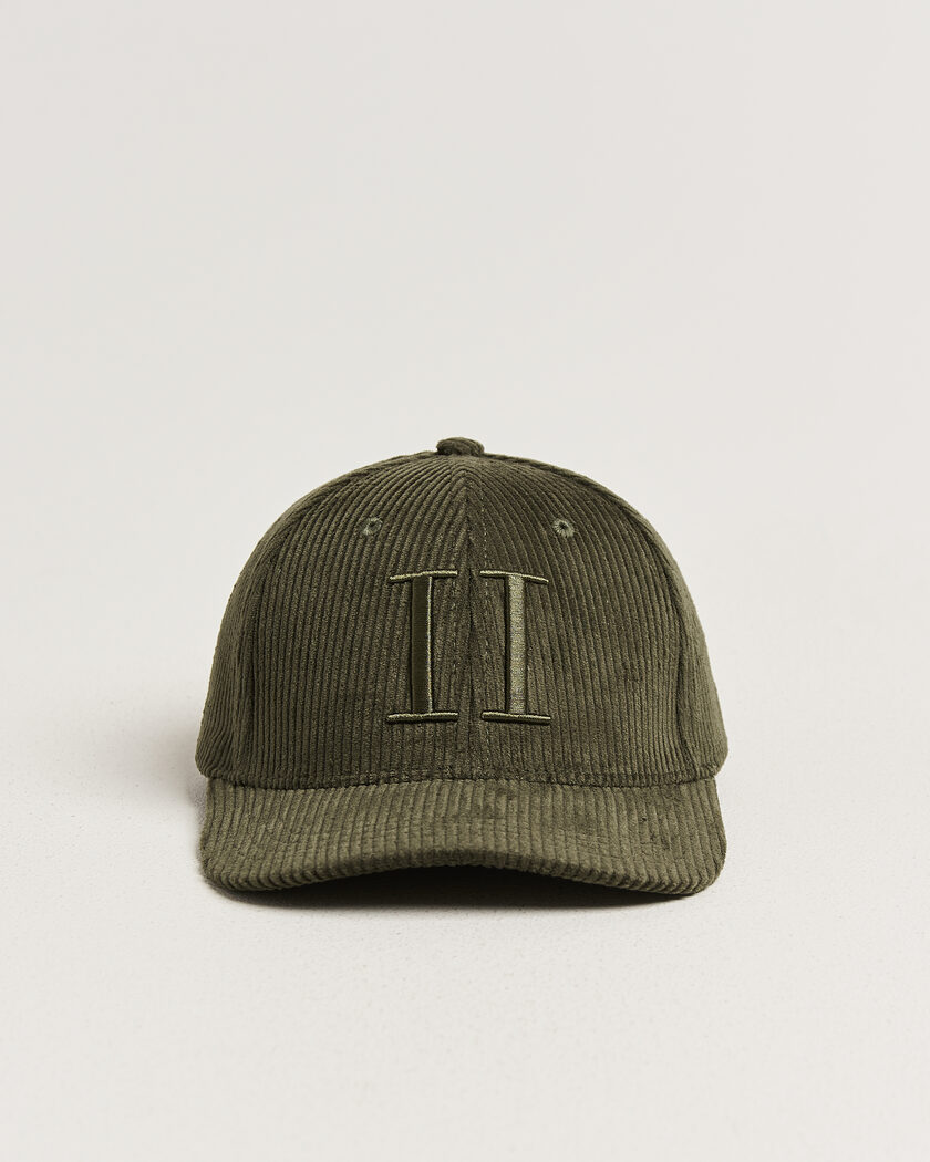 LES DEUX Core Corderoy Baseball Cap Duffle Bag – Grøn