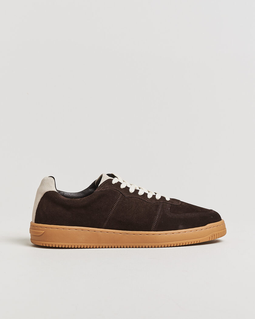 LES DEUX Suede Sneaker Molé Brown – Brun