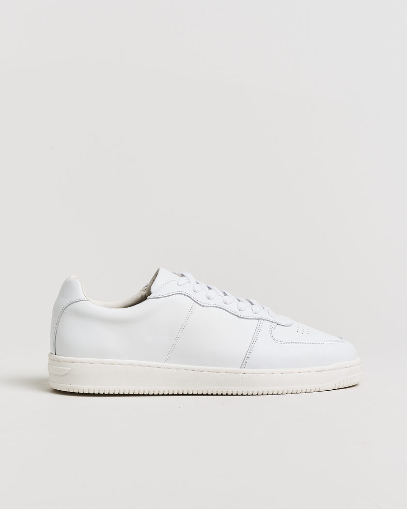 LES DEUX Sporty Leather Sneaker White – Hvid