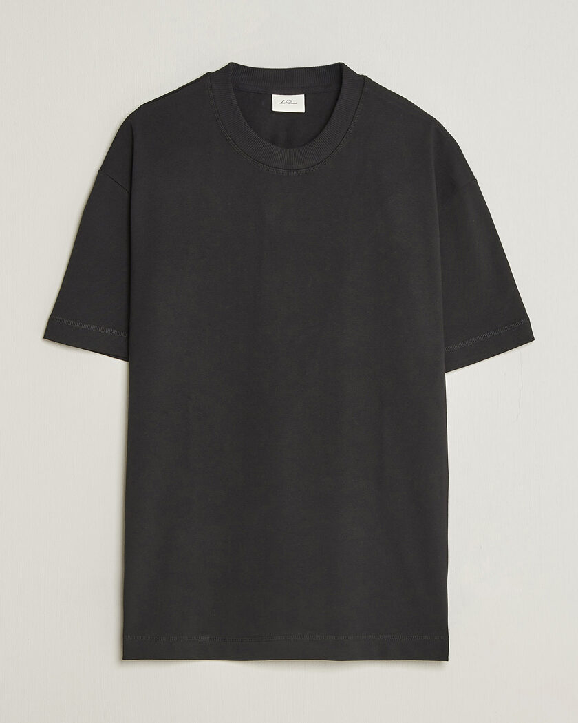 LES DEUX Heavyweight T-Shirt Black – Sort