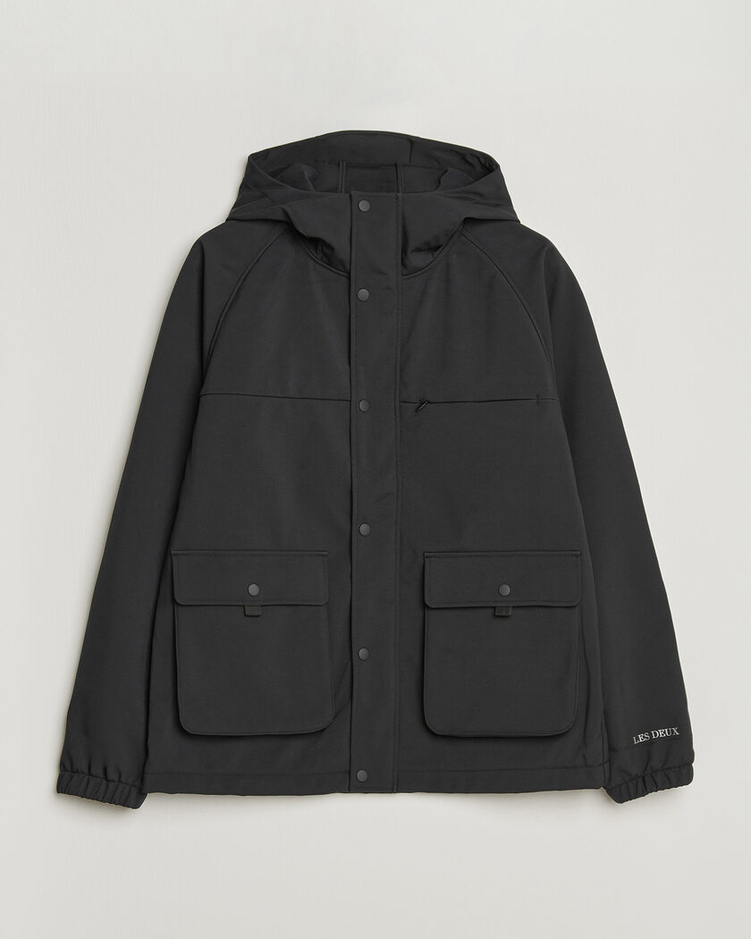 LES DEUX Shell Jacket Black – Sort