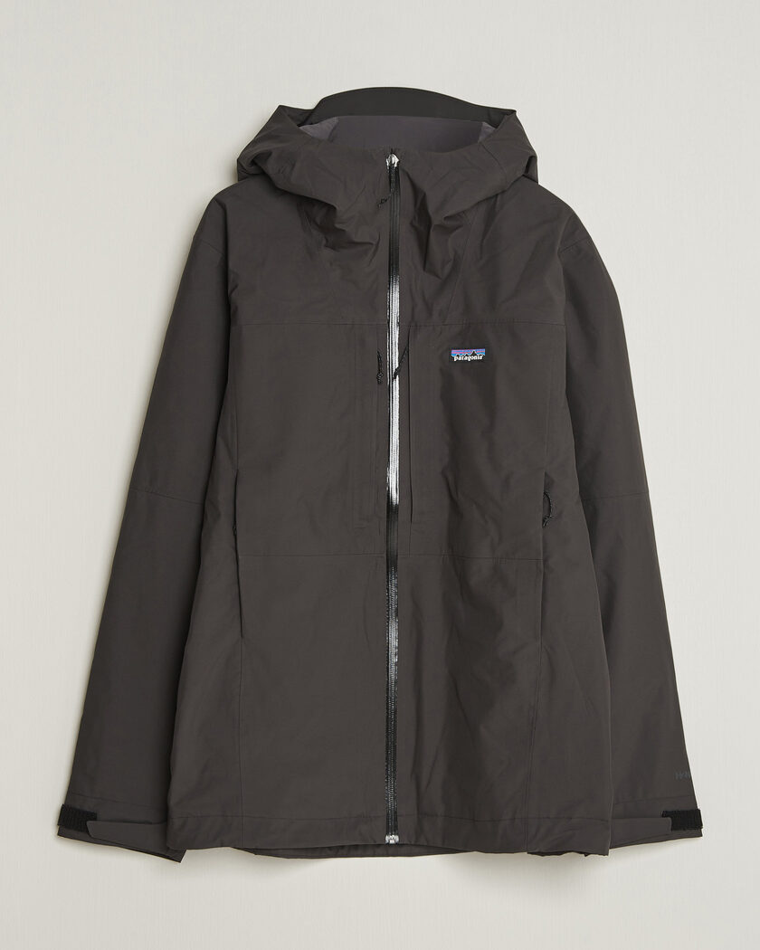 Patagonia Insulated Boulder Fork Rain Jacket Black – Sort