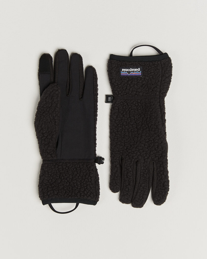 Patagonia Retro Pile Gloves Black – Sort