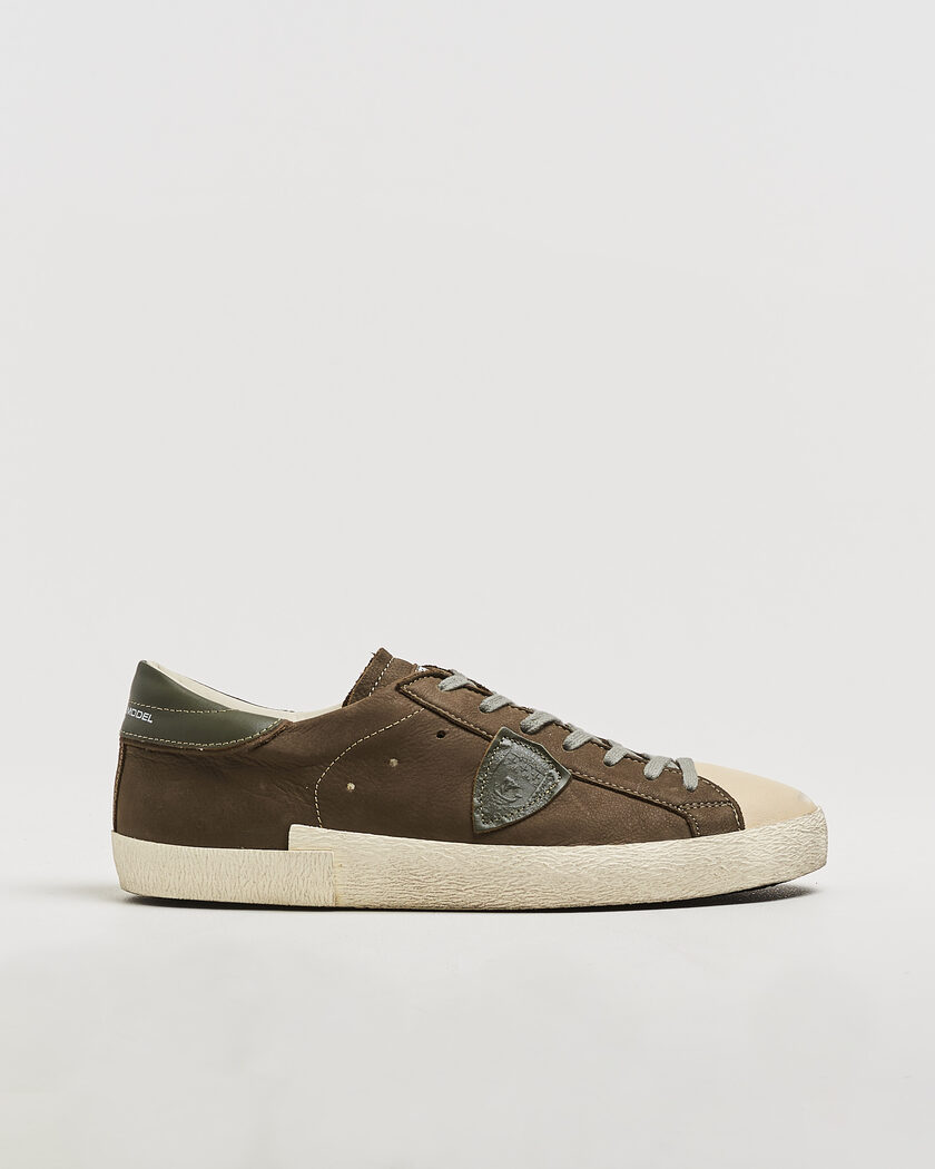  Philippe Model PRSX Low Top Suede Sneaker Green – Grøn