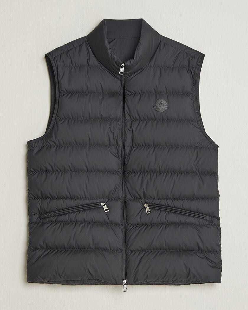  Moncler Treompan Down Vest Black – Sort