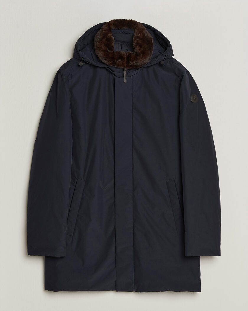 Moncler Okefen Parka Navy – Blå