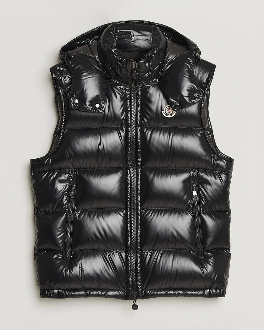 Moncler Bormes Down Vest Black – Sort