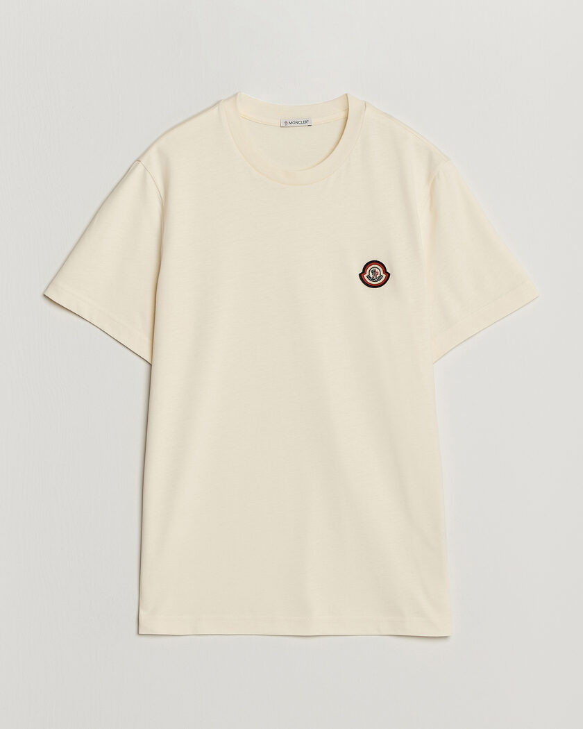 Moncler Logo T-Shirt Off White – Hvid
