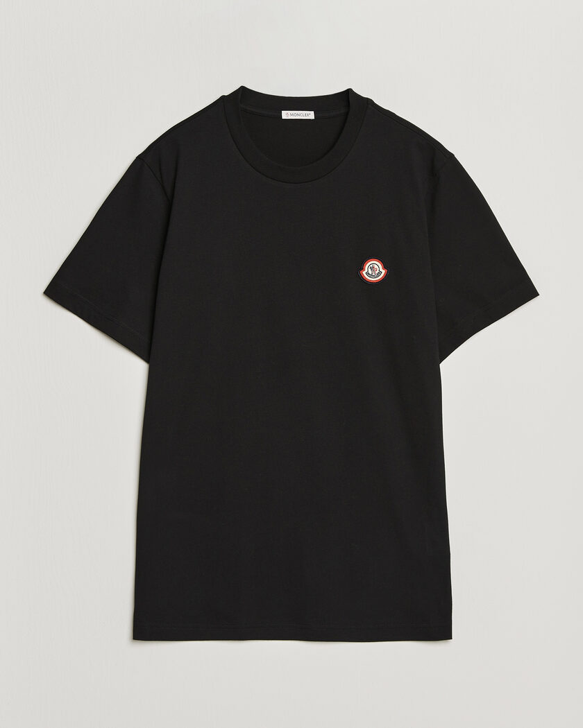 Moncler Logo T-Shirt Black – Sort