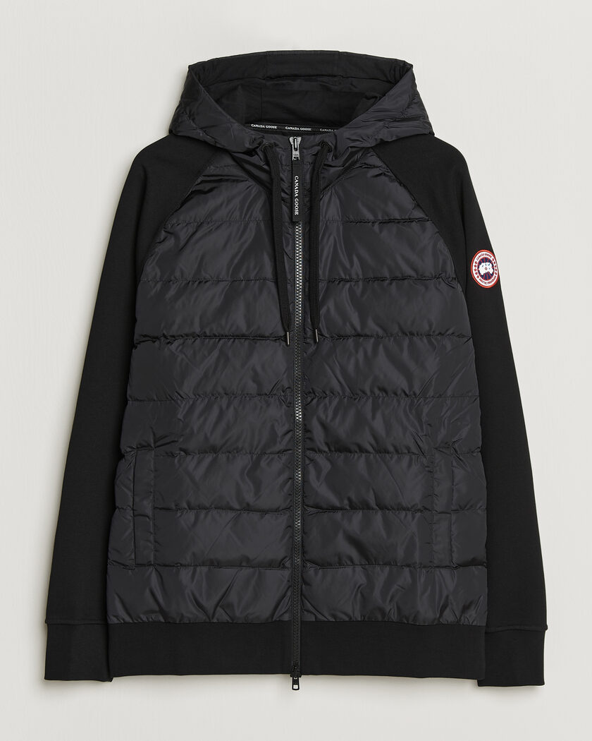 Canada Goose Hybridge Huron Full Zip Hoody Black – Sort