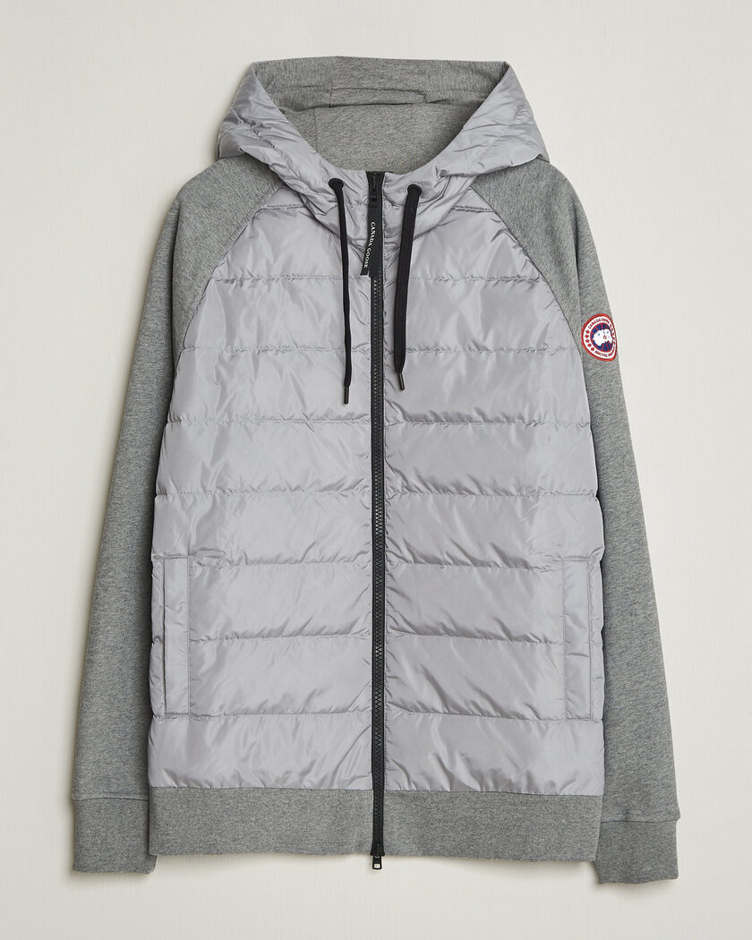 Canada Goose Hybridge Huron Full Zip Hoody Stone Heather – Grå