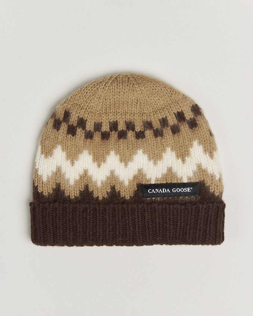 Canada Goose Fair Isle Toque Glacier Woods – Brun