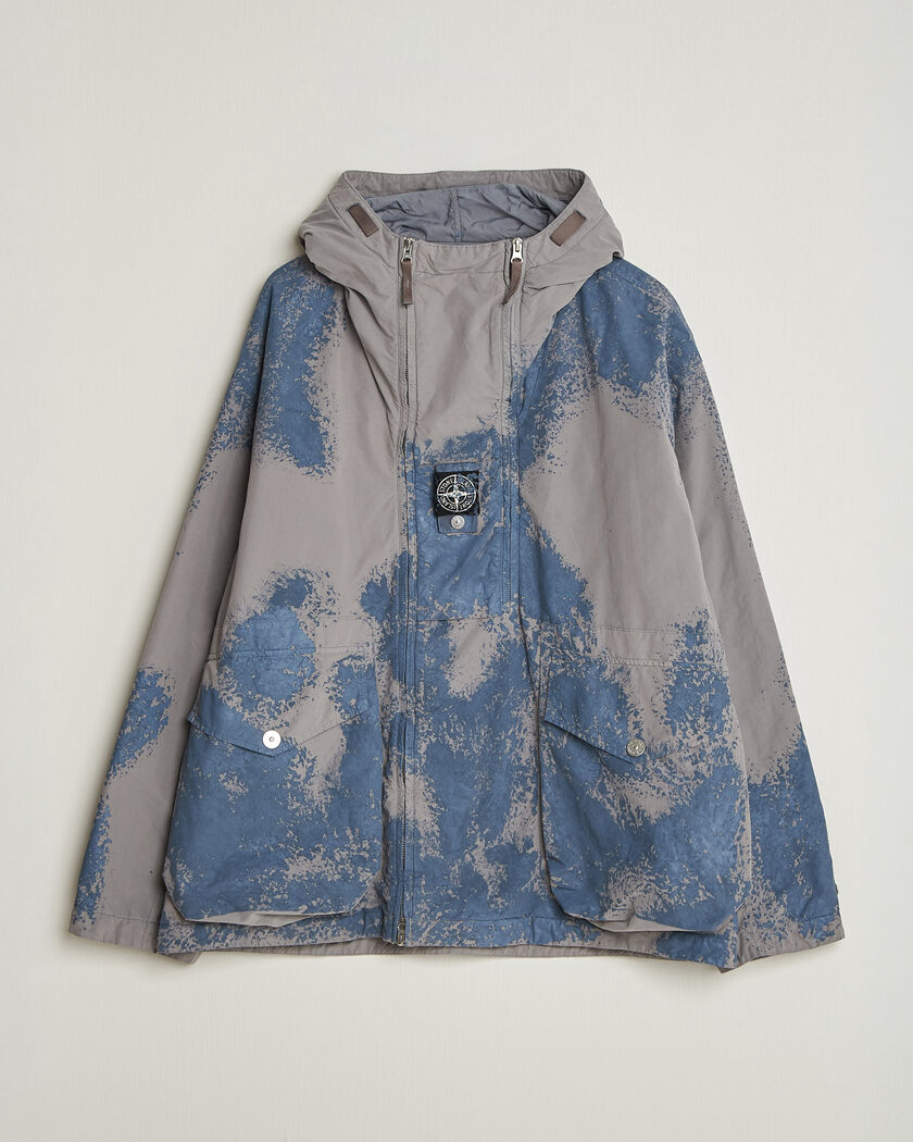 Stone Island Hand Painted David Light TC Short Parka Grey – Grå