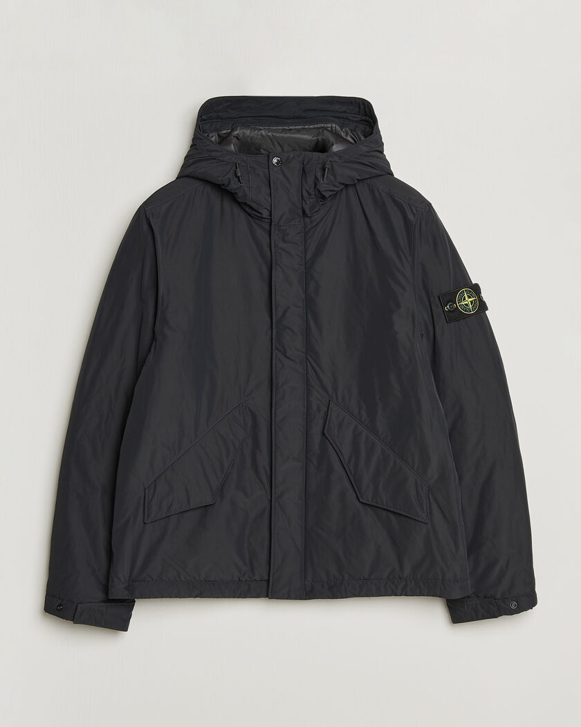 Stone Island Micro Twill Hood Jacket Black – Sort