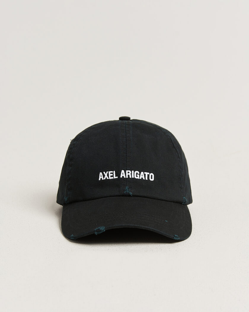 Axel Arigato AA Logo Cap Washed Black – Sort