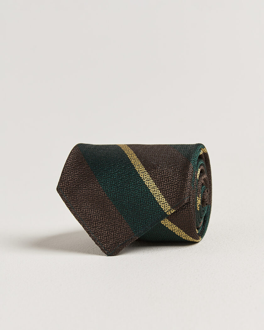 Polo Ralph Lauren Striped Vintage Tie Brown/Green – Flerfarvet