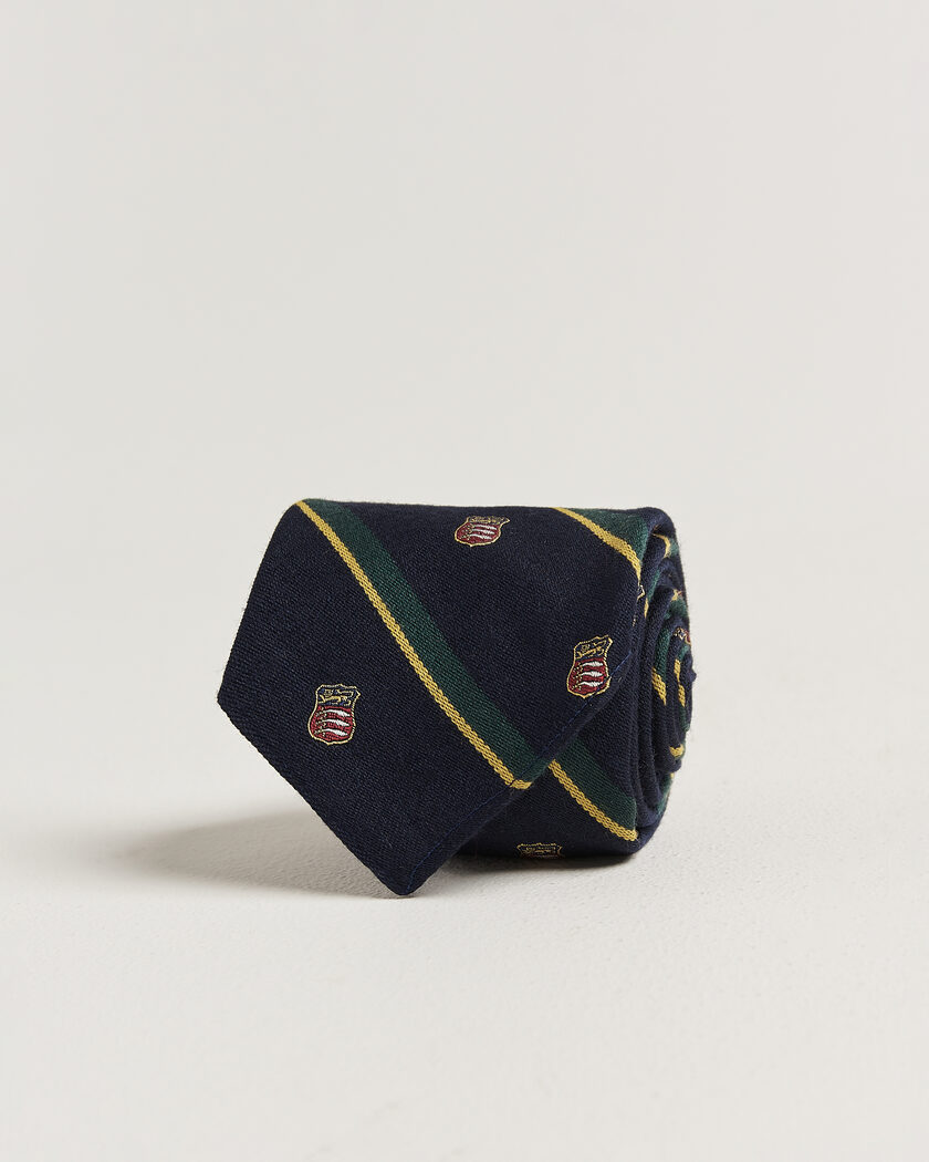 Polo Ralph Lauren Silk Club Sword Tie Navy – Blå