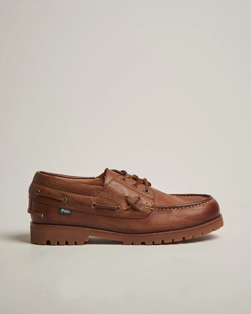 Polo Ralph Lauren Ranger Deck Boat Shoe Brown – Brun
